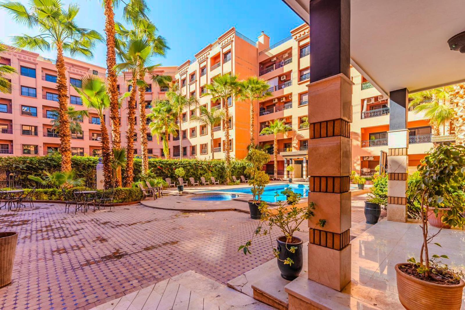 Apartment Localisation, Neuf, Piscine Et Vue Balcon Marrakesh